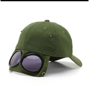 Burning Man Aviator Goggles Hat